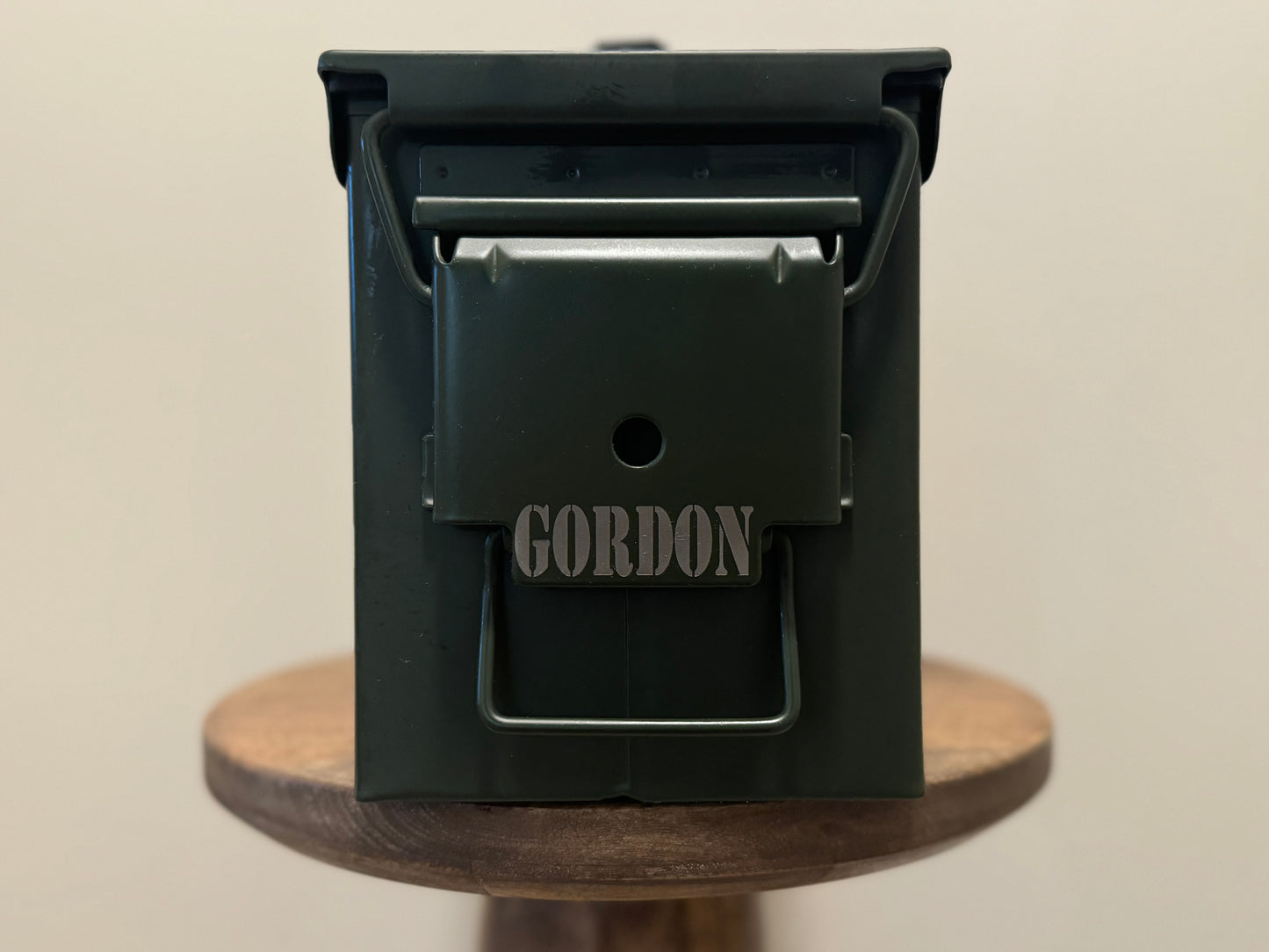 Personalized Laser Engraved Metal 0.50 Caliber Ammo Can